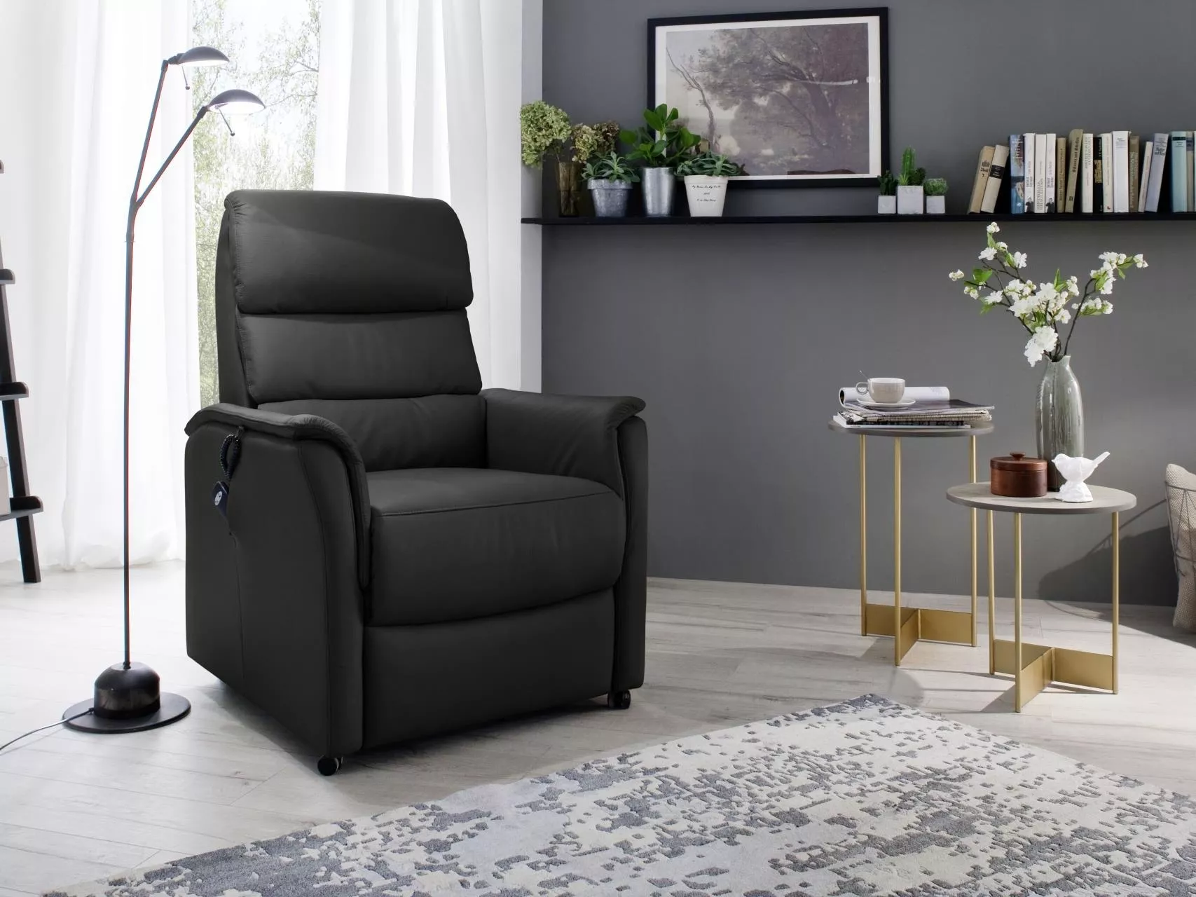 Relaxsessel Kuens | Schwarz