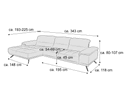 Ecksofa Ziracco II | Grau 4