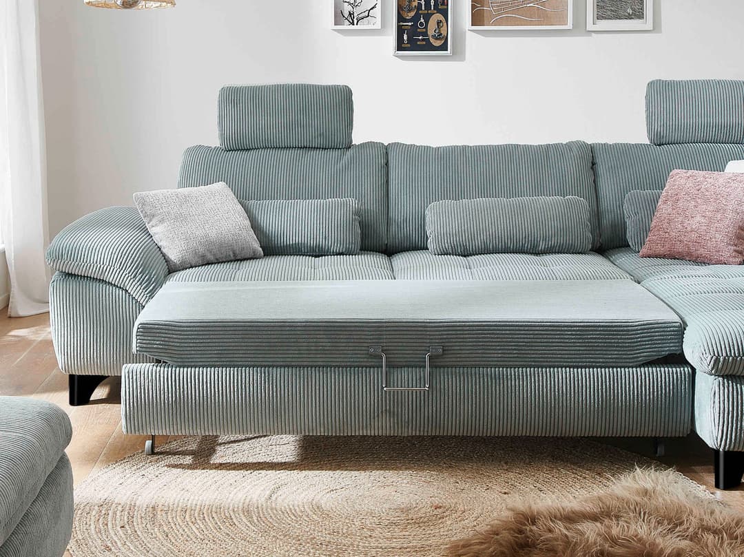 Ecksofa Majid | Blau