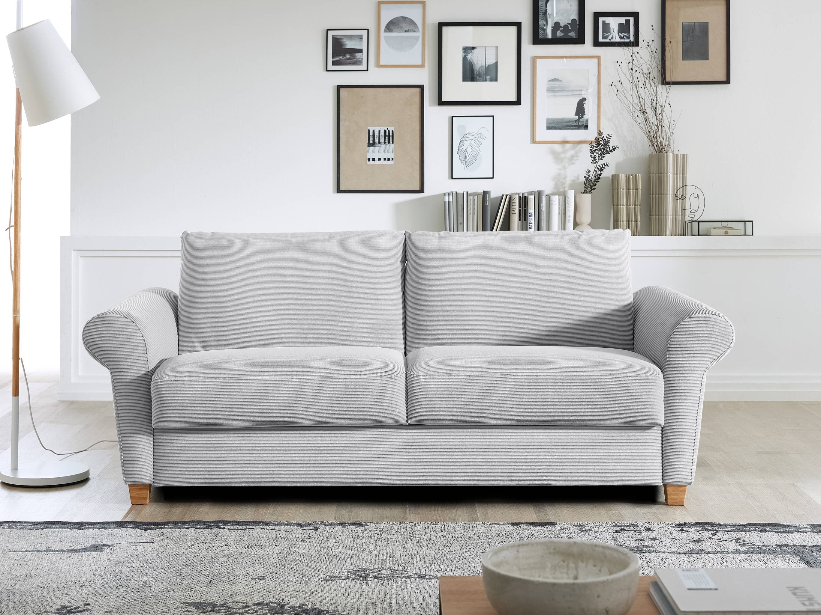 Schlafsofa Bigge | Grau