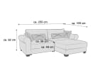 Ecksofa Berny | Grau 4