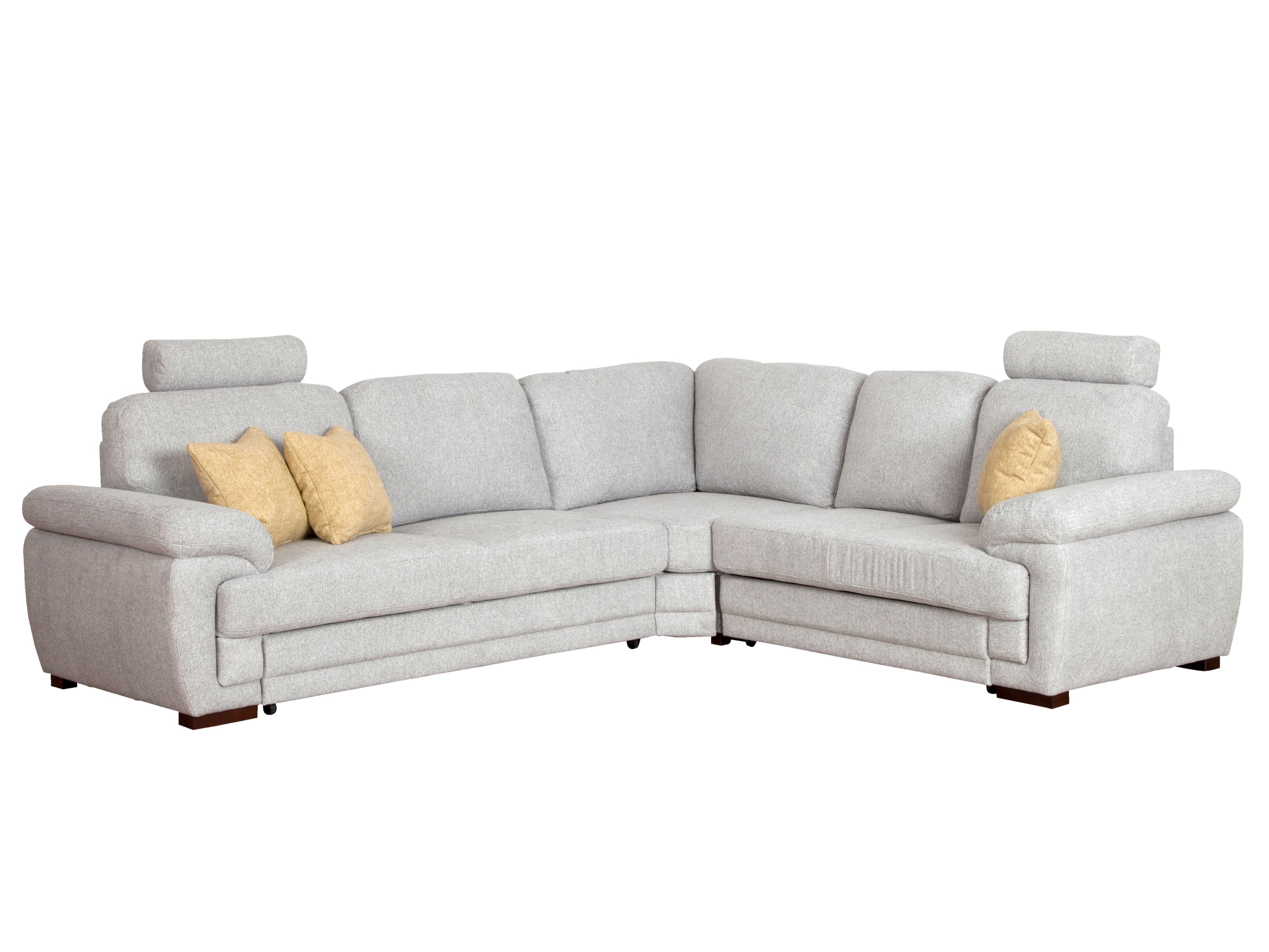 Ecksofa Mallare II | Grau