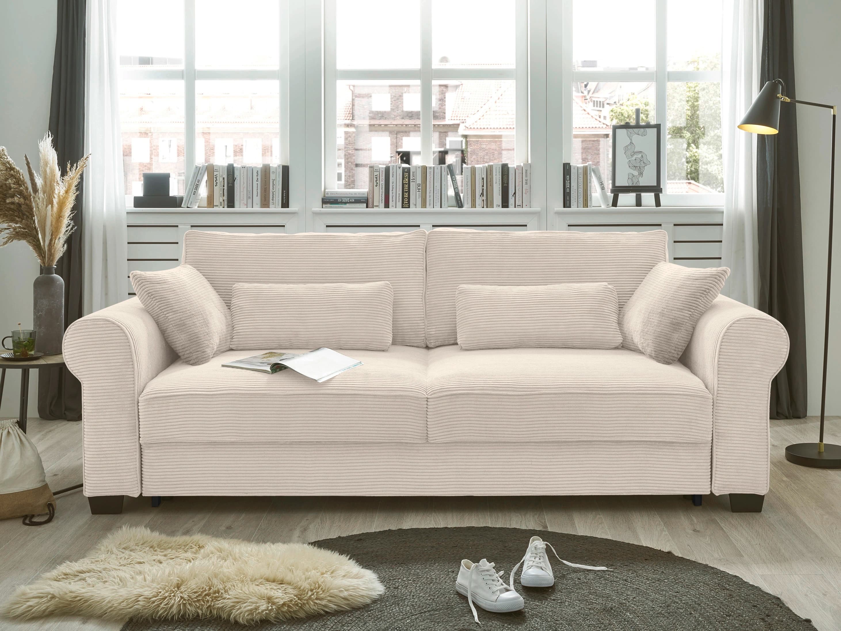 Schlafsofa Berny II | Weiß