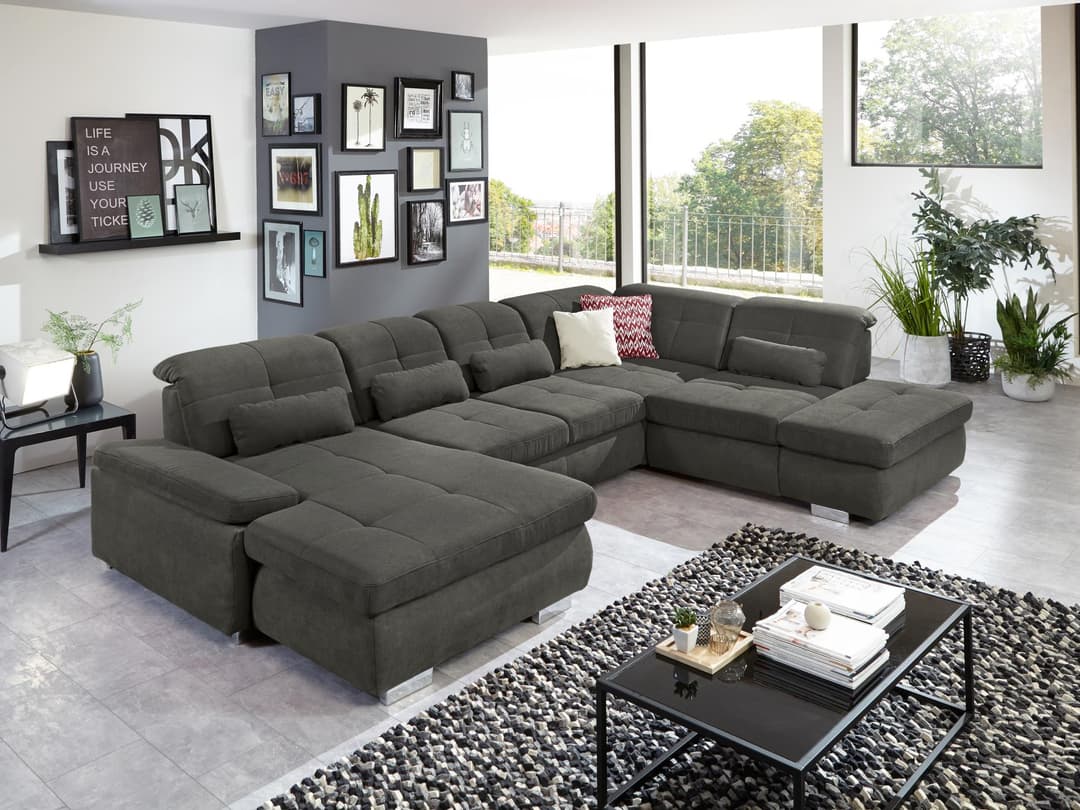 Wohnlandschaft Meleto II | Grau