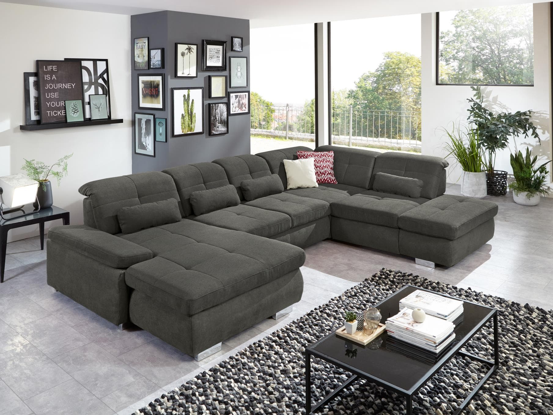 Wohnlandschaft Meleto II | Grau