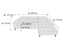 Ecksofa Dominic II | Grau 4