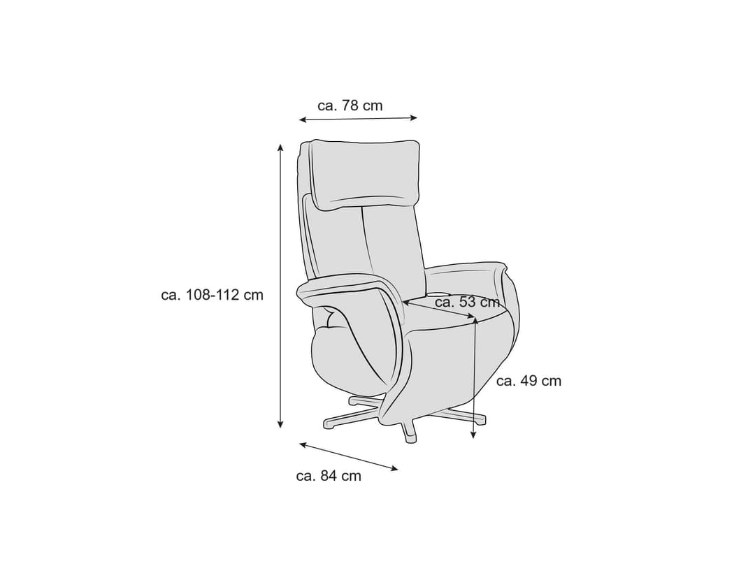 Relaxsessel Pontey II | Braun