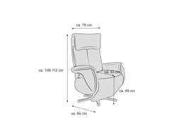Relaxsessel Pontey II | Braun
