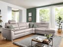Ecksofa Provesano | Weiß