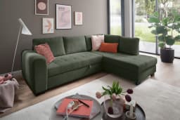 Ecksofa Hailey | Grün