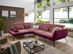Ecksofa Poppi II | Rosa