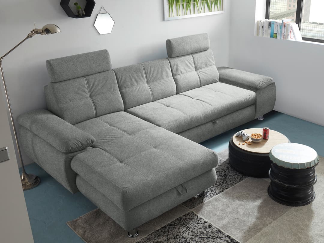 Ecksofa Baylee II | Grau