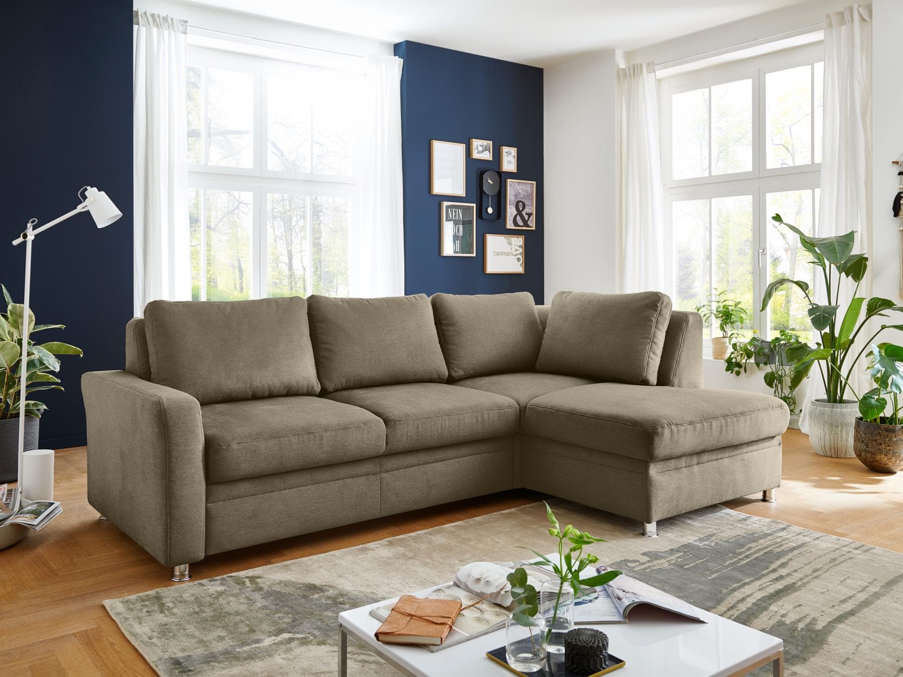 Ecksofa Metaponto | Beige