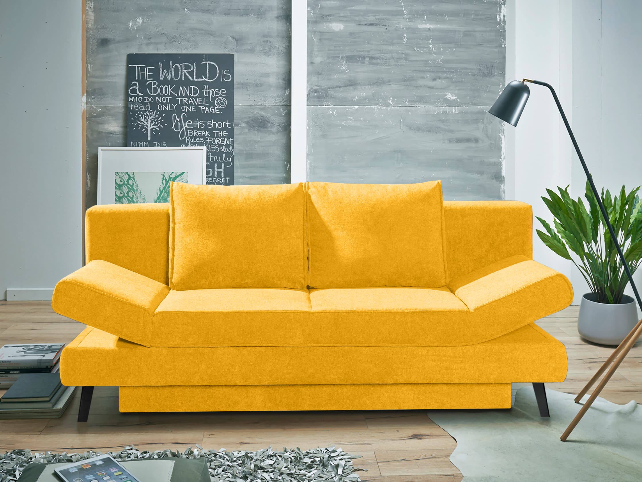 Schlafsofa River II | Gelb