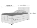 Boxspringbett Baiano II | Beige 4