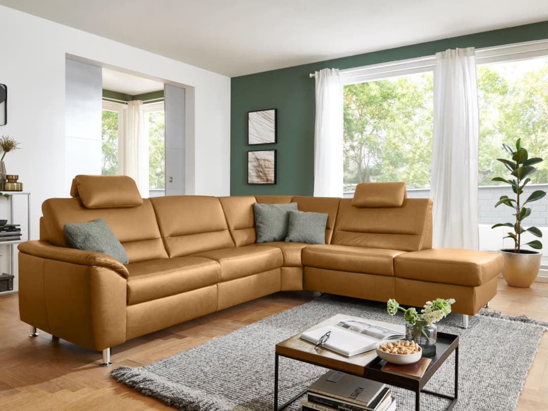 Ecksofa Provesano | Gelb