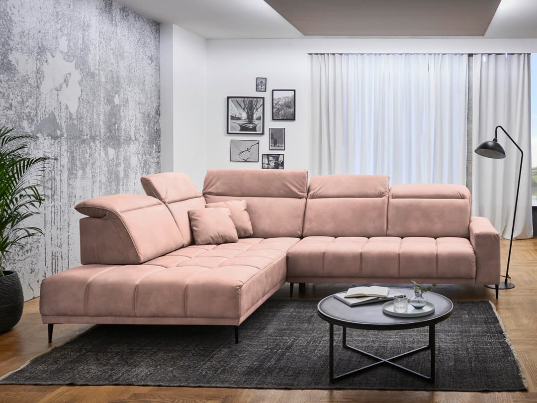 Ecksofa Irun | Rosa
