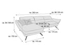 Ecksofa Huscania II | Grau 2