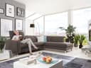 Ecksofa Cabello II | Braun