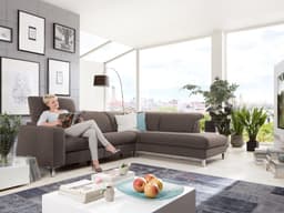 Ecksofa Cabello II | Braun