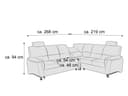 Ecksofa Bulma II | Grau 4