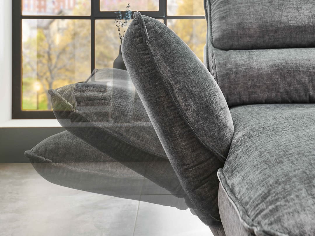 Ecksofa Huscania II | Grau