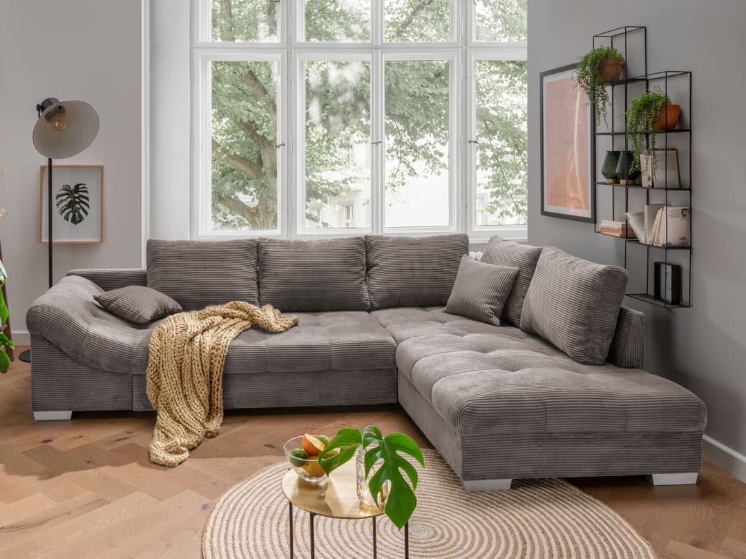 Ecksofa Beneke II | Braun