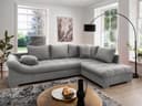 Ecksofa Beneke | Grau