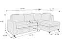Ecksofa Metaponto | Grün 4