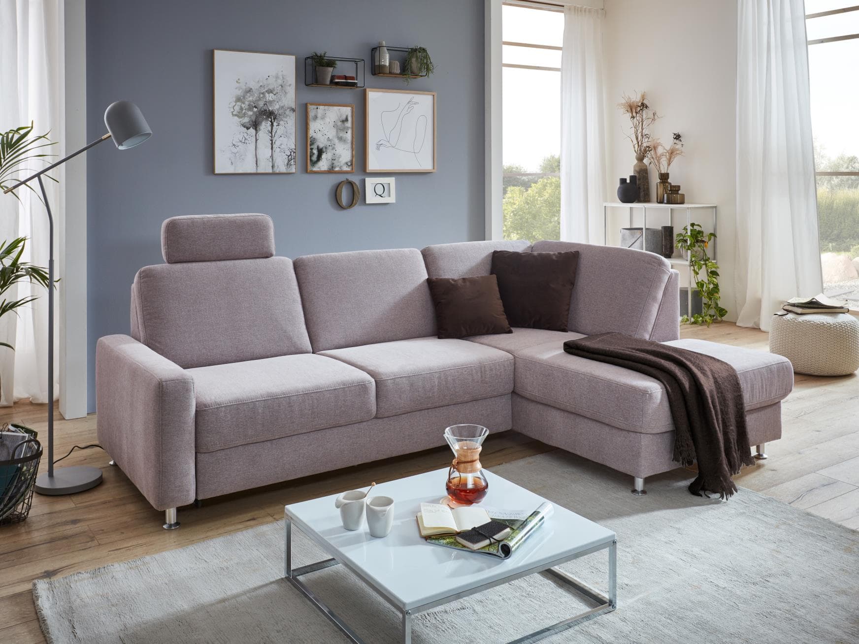 Ecksofa Spello IV | Rosa