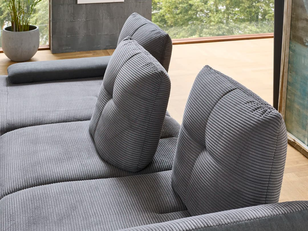 Ecksofa Paola VII | Grau