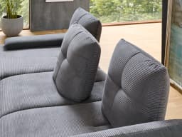 Ecksofa Paola VII | Grau