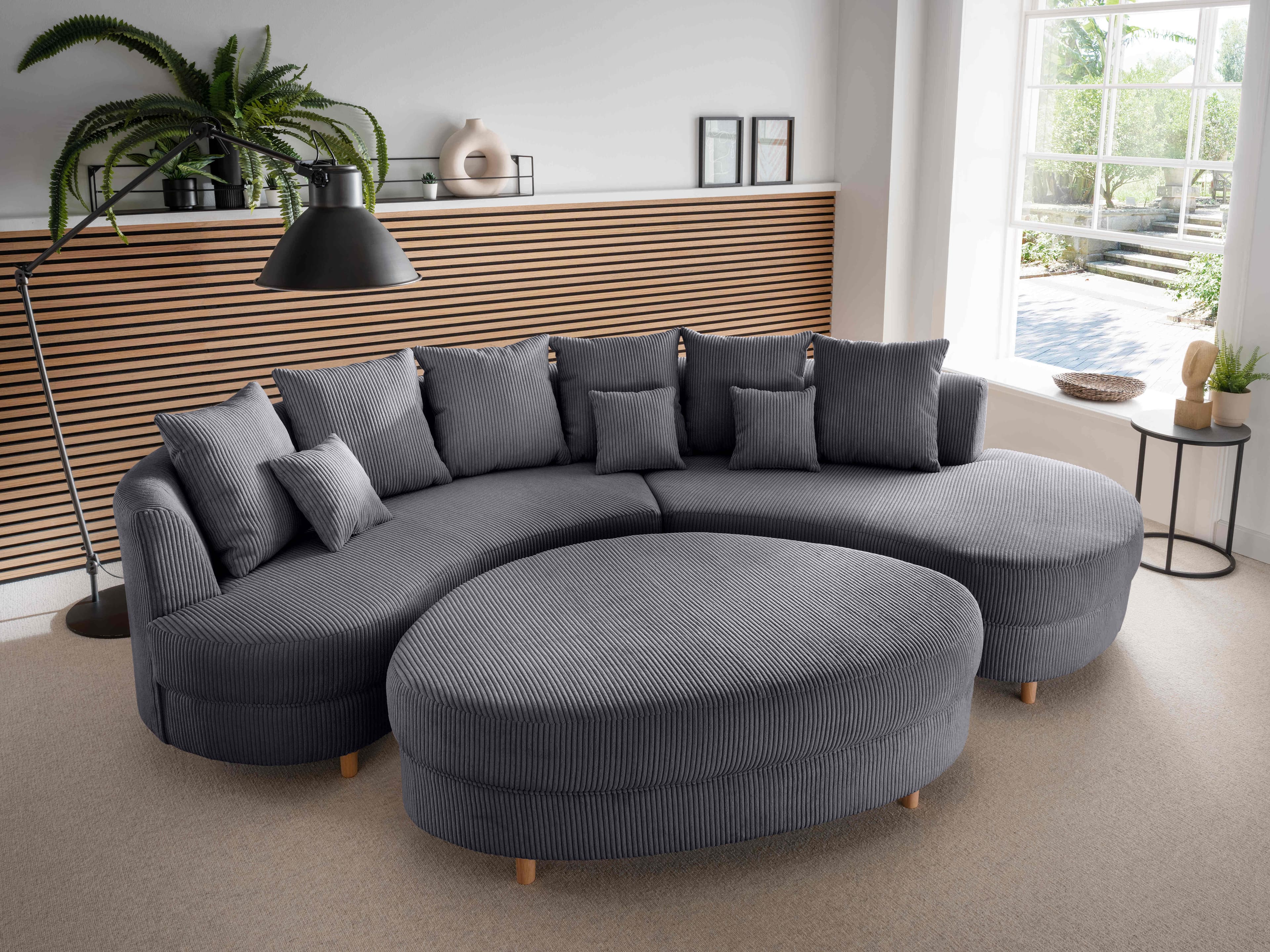 Ecksofa Bjelle | Grau