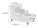 Sessel Marry | Rosa 4