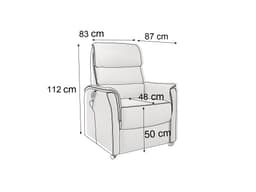 Relaxsessel Kuens | Rot