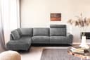 Ecksofa Kapoterra II | Grau