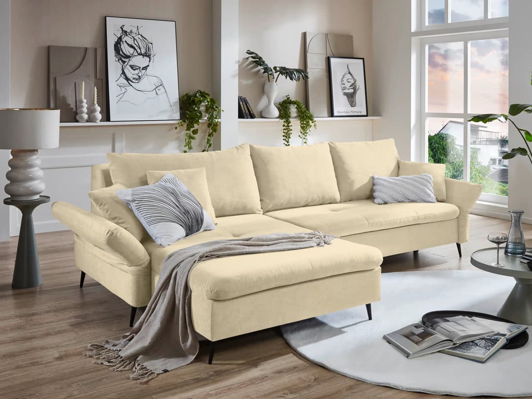 Ecksofa Imanuel | Weiß