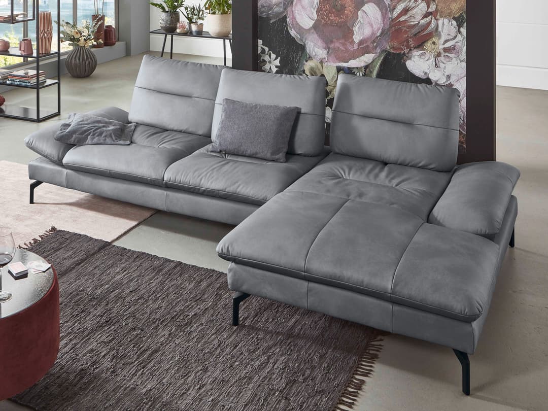 Ecksofa Penina | Grau