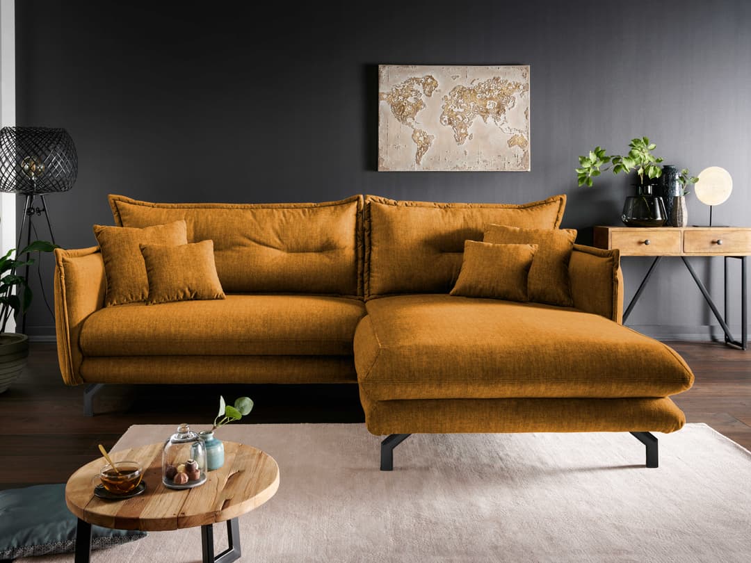 Ecksofa Beckman | Gelb