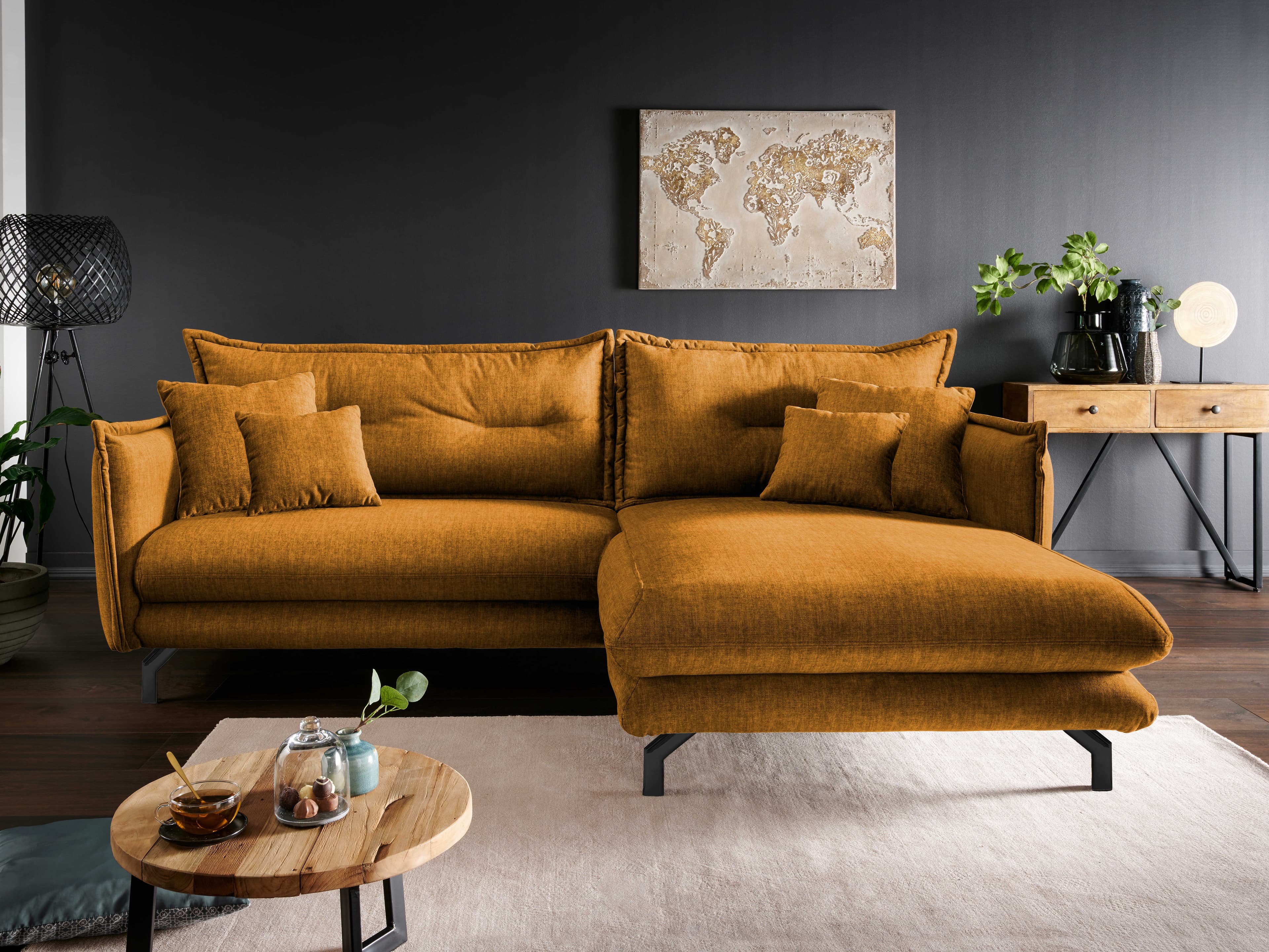 Ecksofa Beckman | Gelb