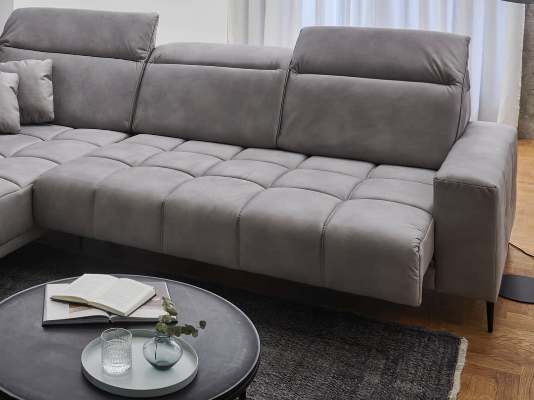 Ecksofa Irun | Grau