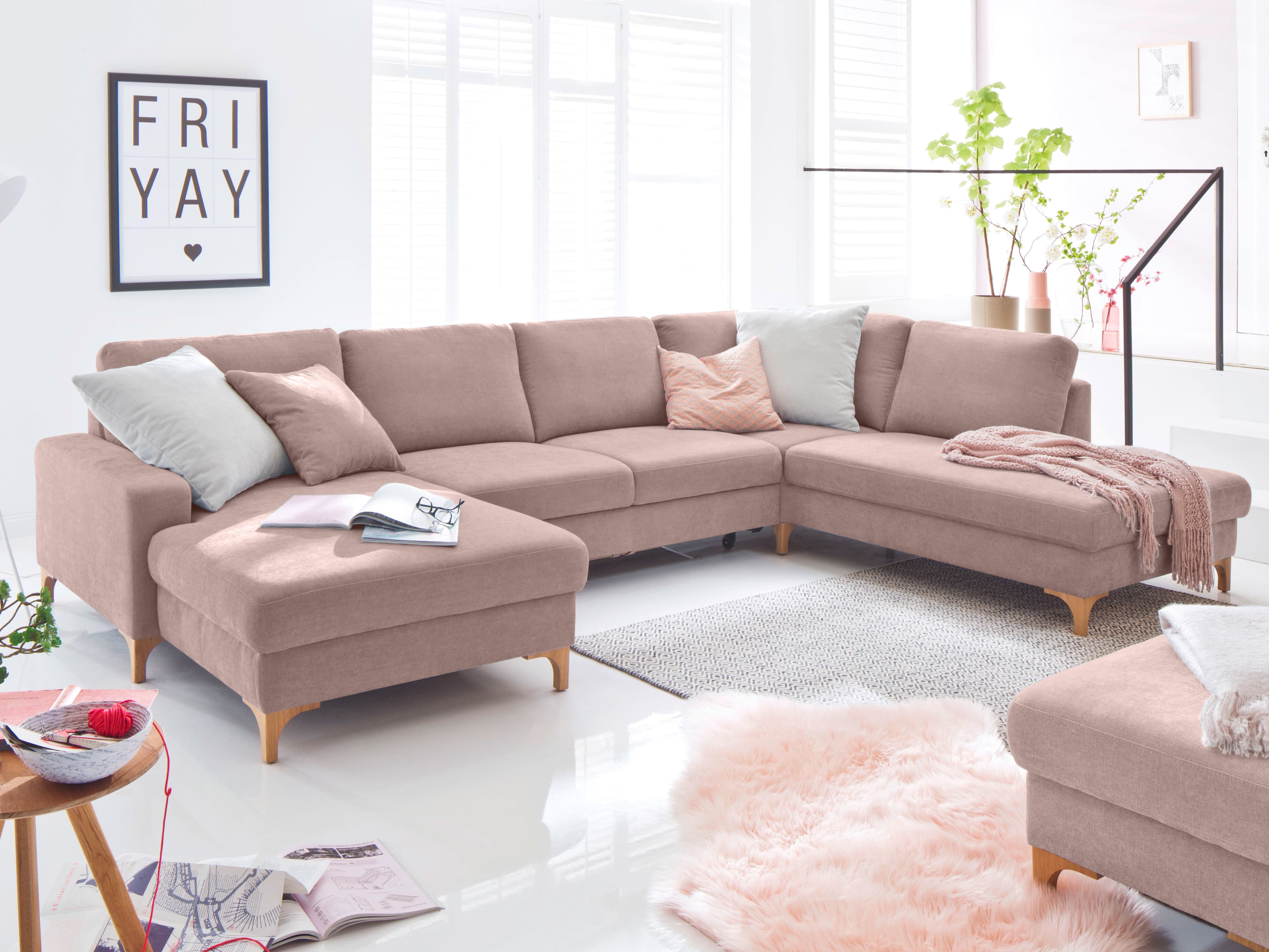 Wohnlandschaft Celenza V | Rosa