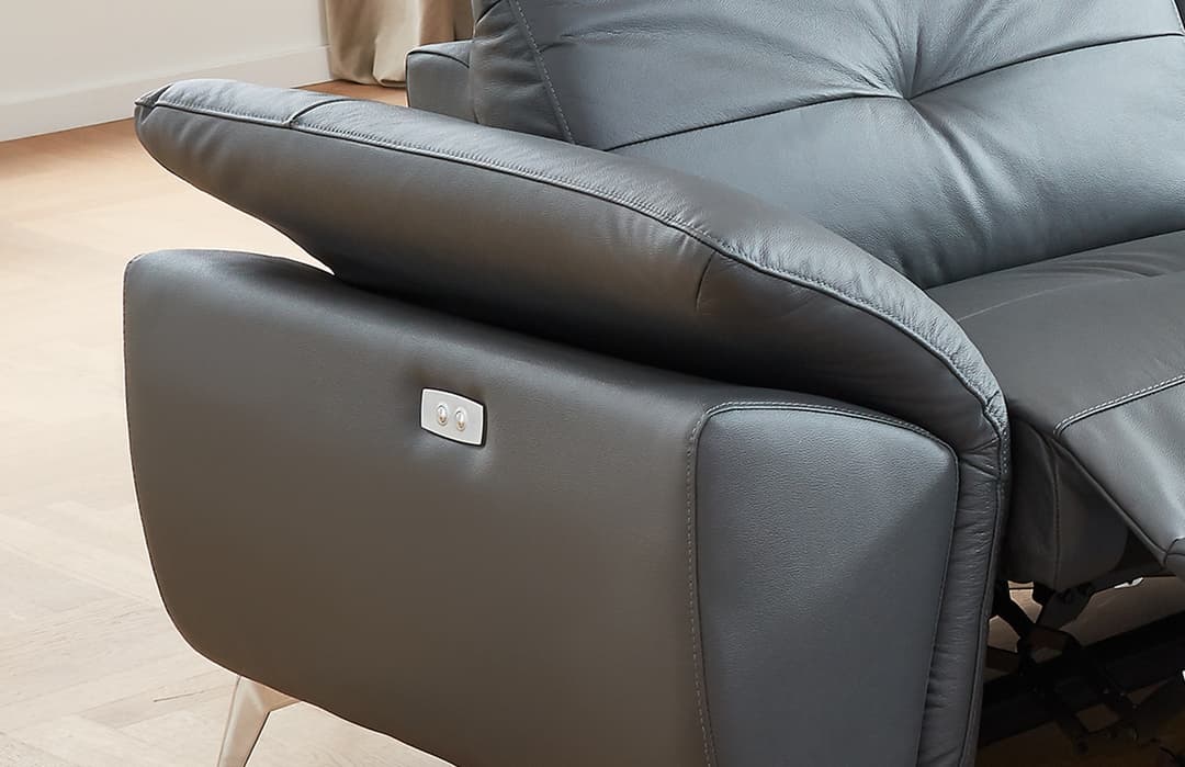 Ecksofa Geoff II | Grau
