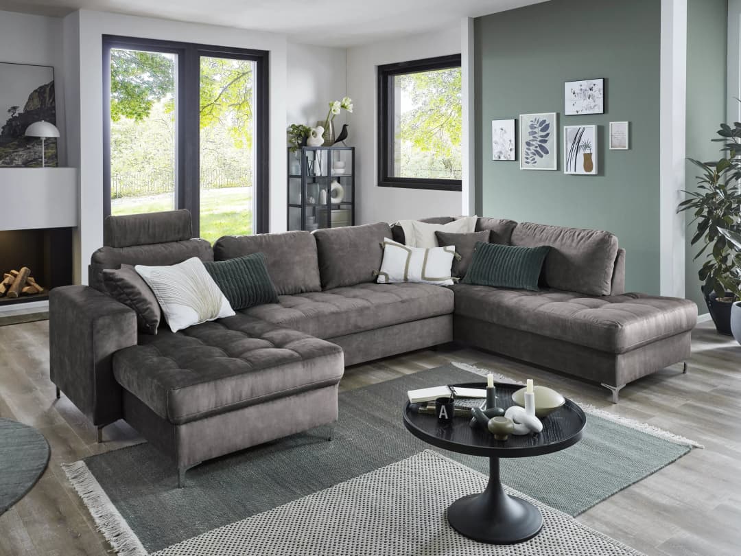 Wohnlandschaft Mabra | Grau