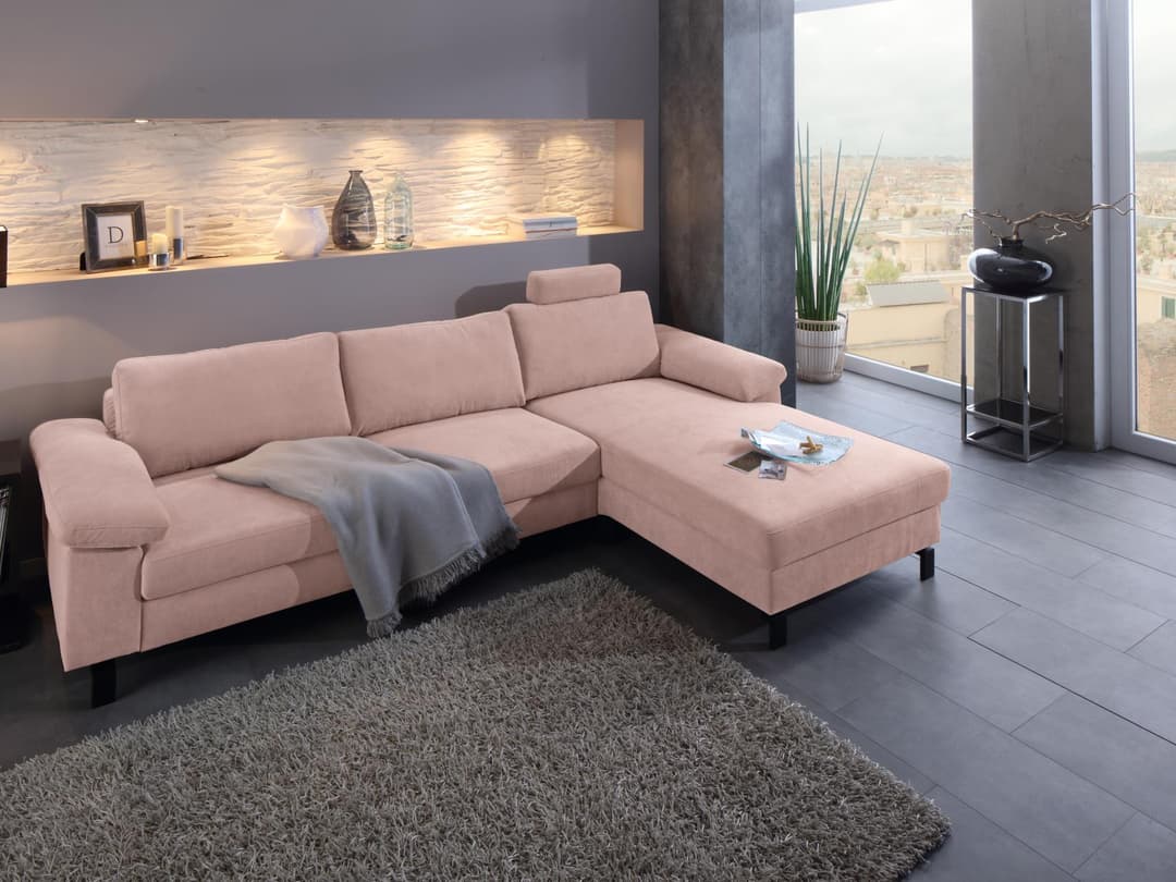 Ecksofa Cabianca V | Rosa