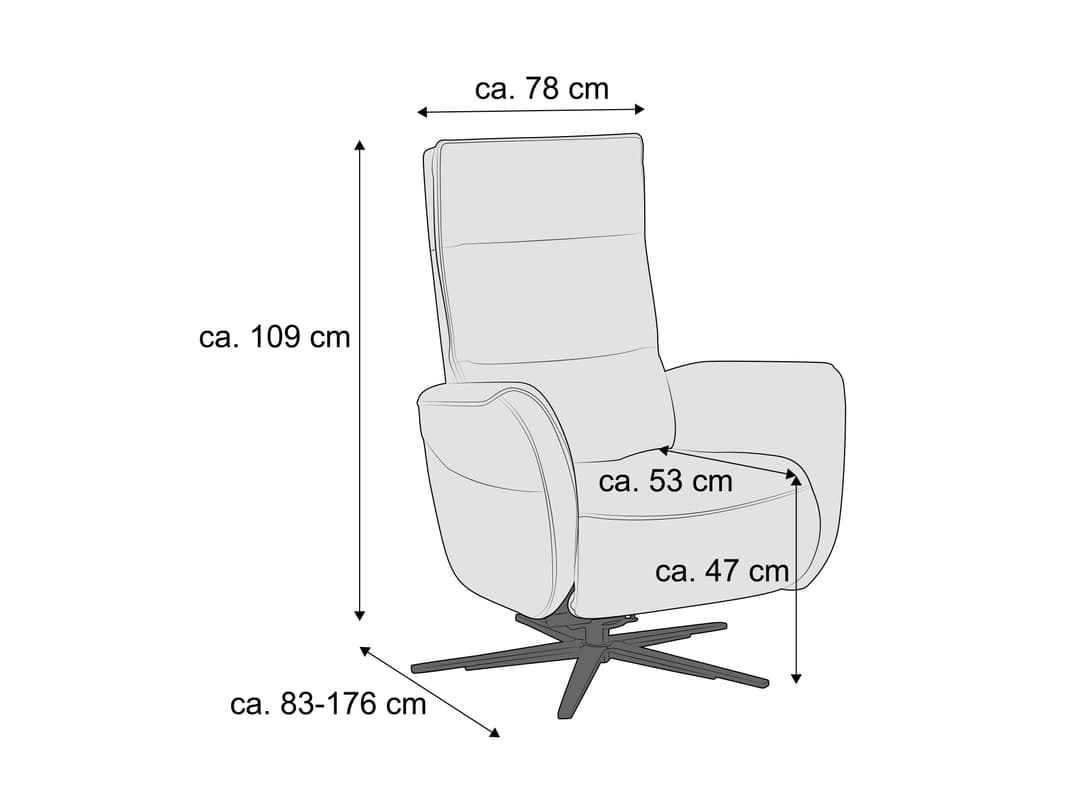 Relaxsessel Portland | Grau