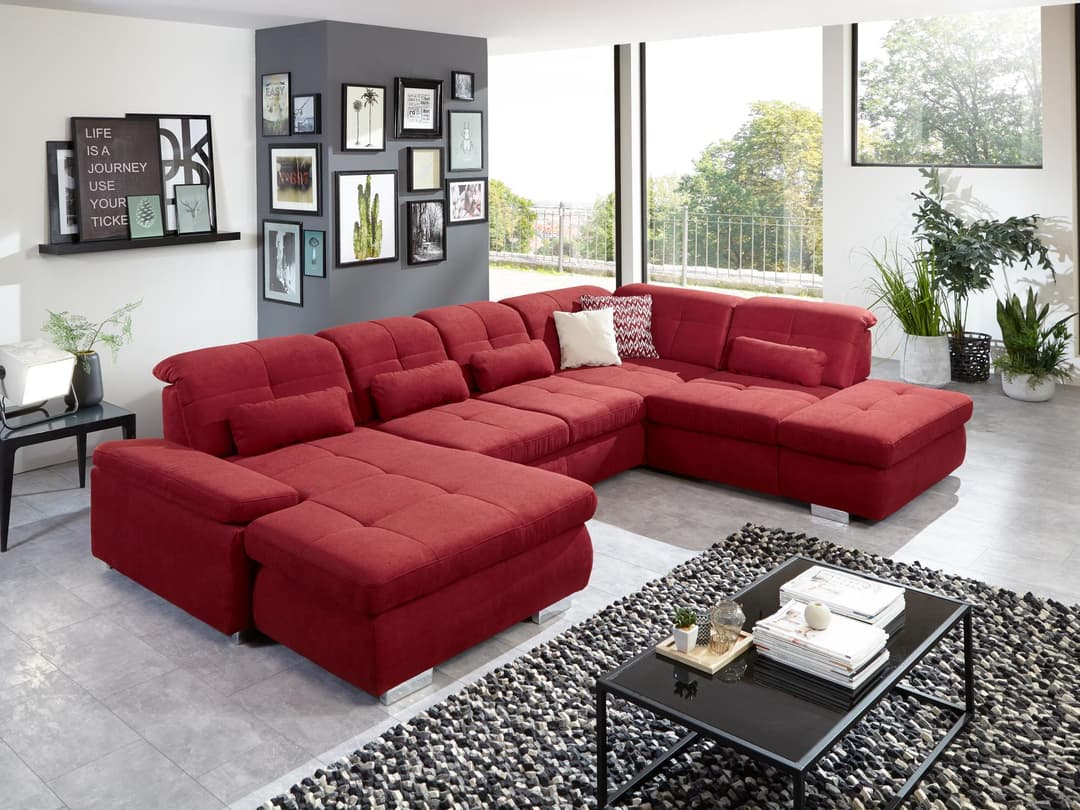 Wohnlandschaft Meleto II | Rot