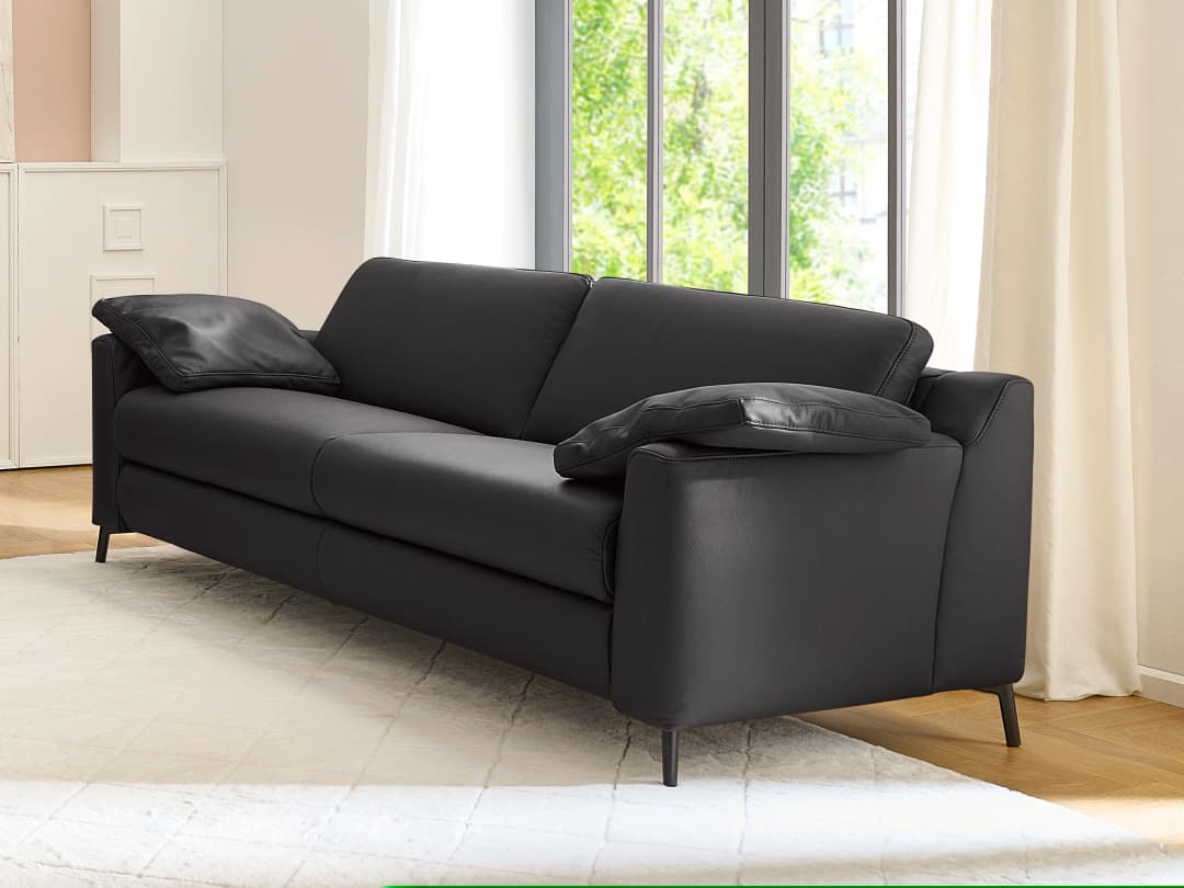 Einzelsofa Parula A | Schwarz