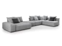 Wohnlandschaft Delinda | Grau