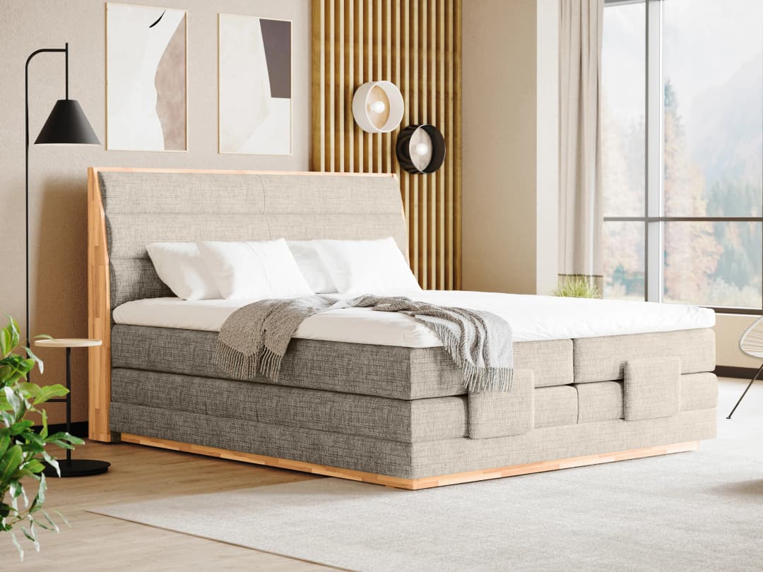Boxspringbett Callin | Beige